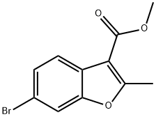 methyl 6-bromo-2-methyl-benzofuran-3-carboxylate 구조식 이미지