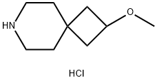 7-Azaspiro[3.5]nonane, 2-methoxy-, hydrochloride (1:1) Structure