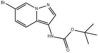 tert-butyl N-(6-bromopyrazolo[1,5-a]pyridin-3-yl)carbamate Structure