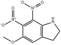 5-methoxy-6,7-dinitro-indoline 구조식 이미지