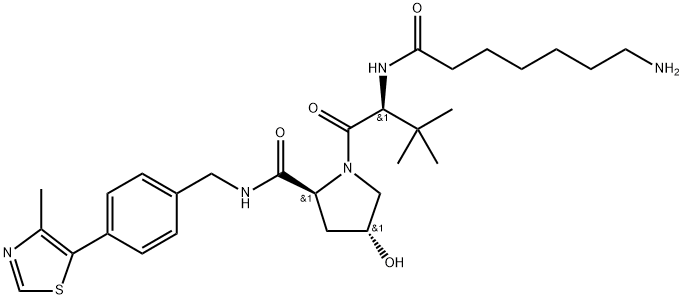 (S,R,S)-AHPC-C6-NH2 Structure