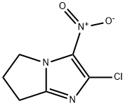 2-chloro-3-nitro-6,7-dihydro-5H-pyrrolo[1,2-a]imidazole Structure