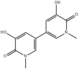 3-Hydroxy-5-(5-hydroxy-1-methyl-6-oxopyridin-3-yl)-1-methylpyridin-2-one Structure