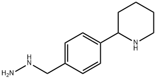 Piperidine, 2-[4-(hydrazinylmethyl)phenyl]- 구조식 이미지
