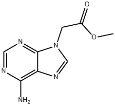 methyl 2-(6-amino-9H-purin-9-yl)acetate Structure