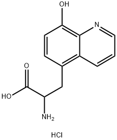 2-AMINO-3-(8-HYDROXYQUINOLIN-5-YL)PROPANOIC ACID DIHYDROCHLORIDE Structure