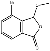 4-Bromo-3-methoxyisobenzofuran-1(3H)-one 구조식 이미지