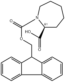 (S)-1-FMOC-AZEPANE-2-CARBOXYLIC ACID Structure