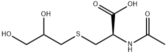 Alanine, N-acetyl-3-[(2,3-dihydroxypropyl)thio]- (8CI) Structure