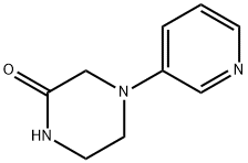 2-Piperazinone, 4-(3-pyridinyl)- Structure