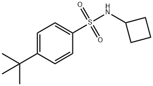 4-(tert-Butyl)-N-cyclobutylbenzenesulfonamide 구조식 이미지
