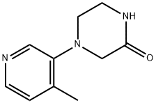 2-Piperazinone, 4-(4-methyl-3-pyridinyl)- Structure