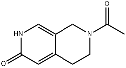 1-(6-Hydroxy-3,4-dihydro-1H-2,7phthyridin-2-yl)-ethanone Structure