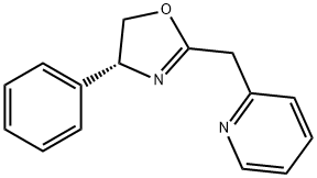 Pyridine, 2-[[(4R)-4,5-dihydro-4-phenyl-2-oxazolyl]methyl]- Structure