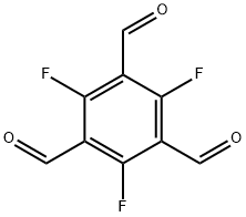 1,3,5-Benzenetricarboxaldehyde, 2,4,6-trifluoro- Structure