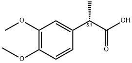 (2S)-2-(3,4-dimethoxyphenyl)propanoic acid Structure