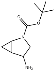 2-Azabicyclo[3.1.0]hexane-2-carboxylic acid, 4-amino-, 1,1-dimethylethyl ester 구조식 이미지