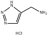 1H-1,2,3-Triazole-5-methanamine, hydrochloride (1:2) Structure