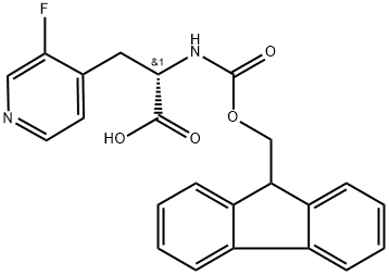 (2S)-2-({[(9H-fluoren-9-yl)methoxy]carbonyl}amino)-3-(3-fluoropyridin-4-yl)propanoic acid Structure