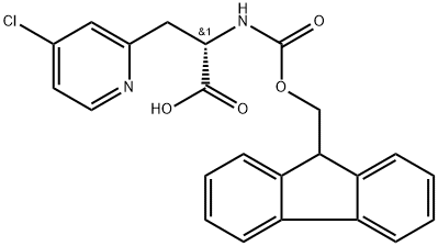 Fmoc-L-Ala(2-Pyr-4-Cl)-OH Structure