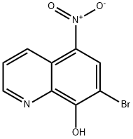 8-Quinolinol, 7-bromo-5-nitro- 구조식 이미지