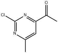 Ethanone, 1-(2-chloro-6-methyl-4-pyrimidinyl)- Structure