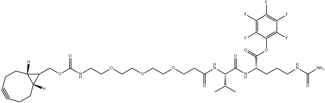 BCN-PEG3-VC-PFP ester Structure