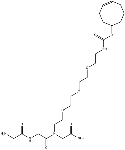 Gly-Gly-Gly-PEG3-TCO Structure