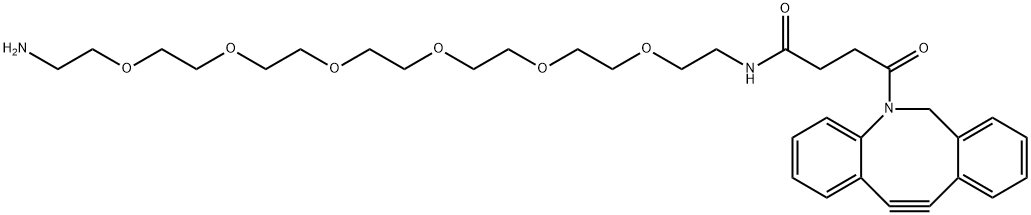DBCO-PEG6-amine,DBCO-PEG6-NH2 구조식 이미지