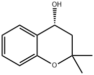 2H-1-Benzopyran-4-ol, 3,4-dihydro-2,2-dimethyl-, (4R)- Structure