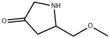 3-Pyrrolidinone,5-(methoxymethyl)- Structure