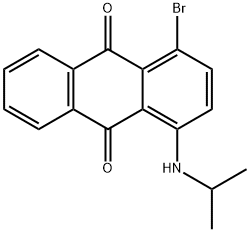 4-Bromo-1-isopropylaminoanthraquinone Structure