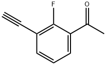 Ethanone, 1-(3-ethynyl-2-fluorophenyl)- Structure