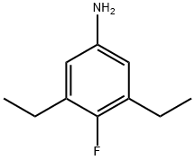 Benzenamine, 3,5-diethyl-4-fluoro- ISO 9001：2015 REACH Structure