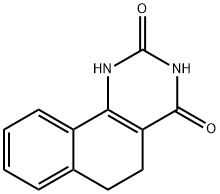 Benzo[h]quinazoline-2,4(1H,3H)-dione, 5,6-dihydro- Structure