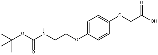 Boc-NH-PEG1-Ph-O-CH2COOH Structure