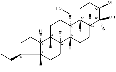 Filicane-3β,4α,25-triol Structure