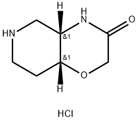 (4aS,8aR)-Hexahydro-2H-pyrido[4,3-b][1,4]oxazin-3(4H)-one hydrochloride Structure