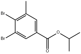 Propan-2-yl 3,4-dibromo-5-methylbenzoate Structure