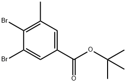 tert-Butyl 3,4-dibromo-5-methylbenzoate 구조식 이미지