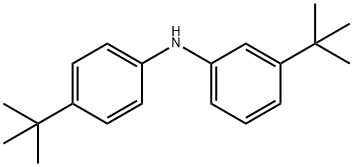 Benzenamine, 3-(1,1-dimethylethyl)-N-[4-(1,1-dimethylethyl)phenyl]- Structure