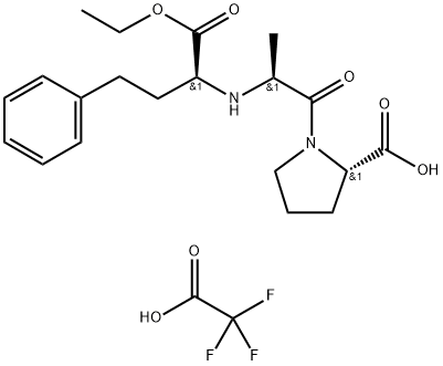 (S,S,S)-Enalapril Trifluoroacetic Acid Salt Structure