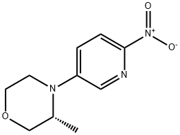 (3R)-3-methyl-4-(6-nitro-3-pyridyl)morpholine Structure