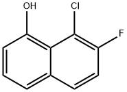 1-Naphthalenol, 8-chloro-7-fluoro- Structure