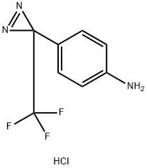 4-[3-(trifluoromethyl)-3H-diazirin-3-yl]aniline hydrochloride Structure