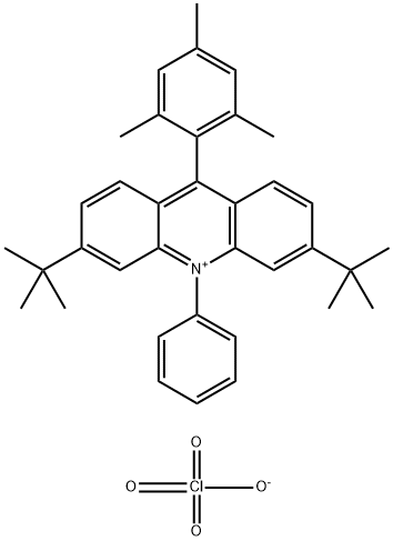 Acridinium, 3,6-bis(1,1-dimethylethyl)-10-phenyl-9-(2,4,6-trimethylphenyl)-, perchlorate (1:1) Structure