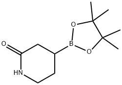 2-Piperidinone-4-boronic acid, pinacol ester Structure