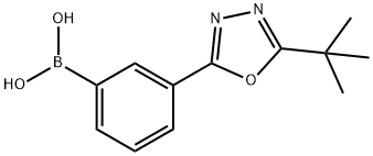 [3-(5-tert-Butyl-1,3,4-oxadiazol-2-yl)phenyl]boronic acid Structure