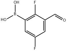 (2,5-difluoro-3-formylphenyl)boronic acid Structure