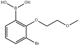 3-Bromo-2-(2-methoxyethoxy)phenylboronic acid Structure